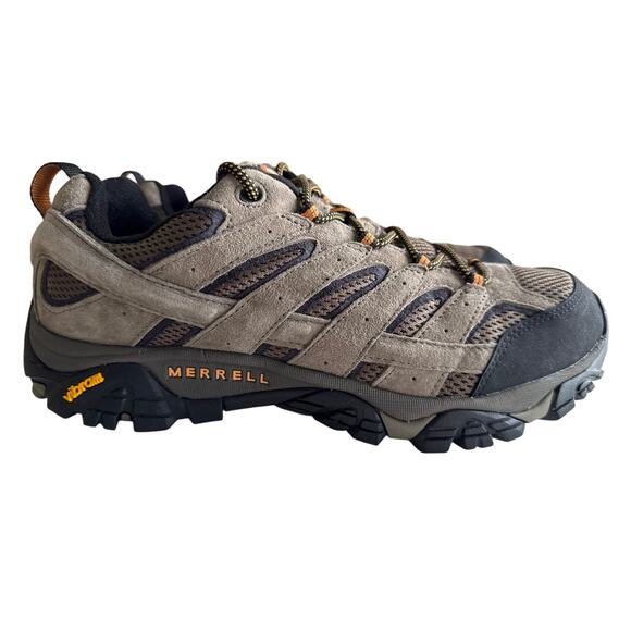 Merrell Moab 2 Vent Hiking Shoe Men's 12.5 Suede Waterproof Vibram J06011 - Picture 2 of 11